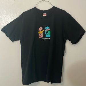 Supreme Bite Me Mens Medium Black T-Shirt Tee